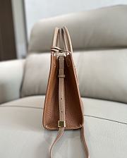 Colestore Burberry Mini Frances Leather Top Handle Bag Bicolor Natural 27 x 11 x 20 cm - 6