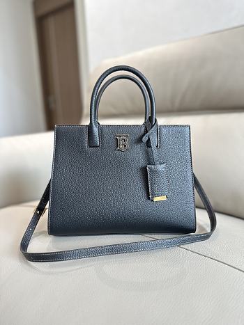 Colestore Burberry Mini Frances Leather Top Handle Bag Black 27 x 11 x 20 cm