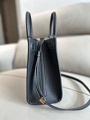 Colestore Burberry Mini Frances Leather Top Handle Bag Black 27 x 11 x 20 cm - 4