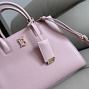 Colestore Burberry Mini Frances Leather Top Handle Bag Pink 27 x 11 x 20 cm - 4