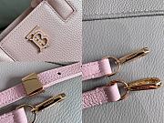 Colestore Burberry Mini Frances Leather Top Handle Bag Pink 27 x 11 x 20 cm - 2
