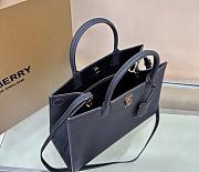 Colestore Burberry Small TB Bag in Grainy Leather Black 32.5 x 12 × 24cm - 6