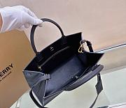 Colestore Burberry Small TB Bag in Grainy Leather Black 32.5 x 12 × 24cm - 5