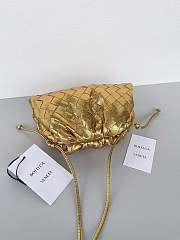 Colestore Bottega Veneta Women Mini Pouch Gold 22x12x7cm - 3