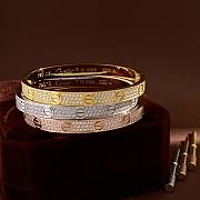 Colestore Cartier Full Diamond Three-Row Screwdriver Bracelet (5th Gen) Gold/Sliver/Rose Gold - 6