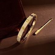 Colestore Cartier Full Diamond Three-Row Screwdriver Bracelet (5th Gen) Gold/Sliver/Rose Gold - 3