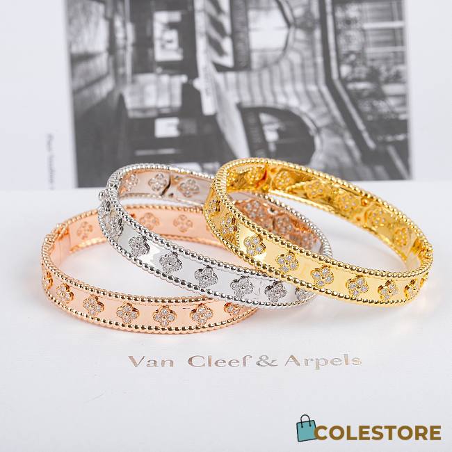Colestore Van Cleef & Arpels Perlée Clovers Bracelet Gold/Silver/Rose Gold - 1