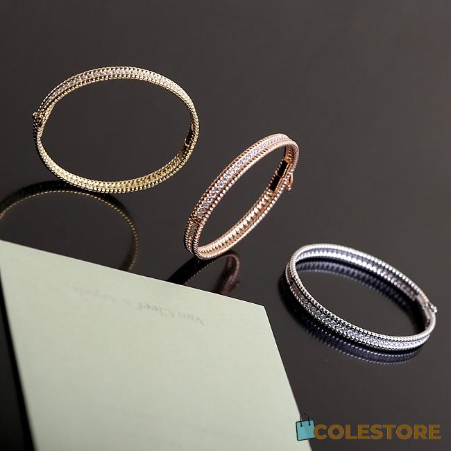 Colestore Van Cleef & Arpels Perlée Diamonds Bracelet Gold/Silver/Rose Gold - 1