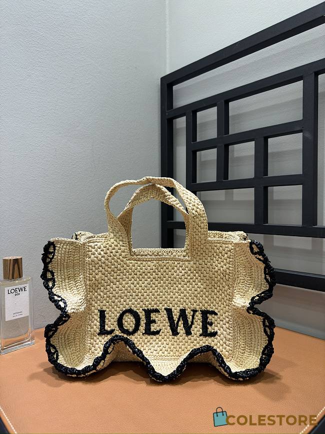 Colestore Loewe x Paula's Ibiza Small Font Tote Bag 24x11x19.5cm - 1