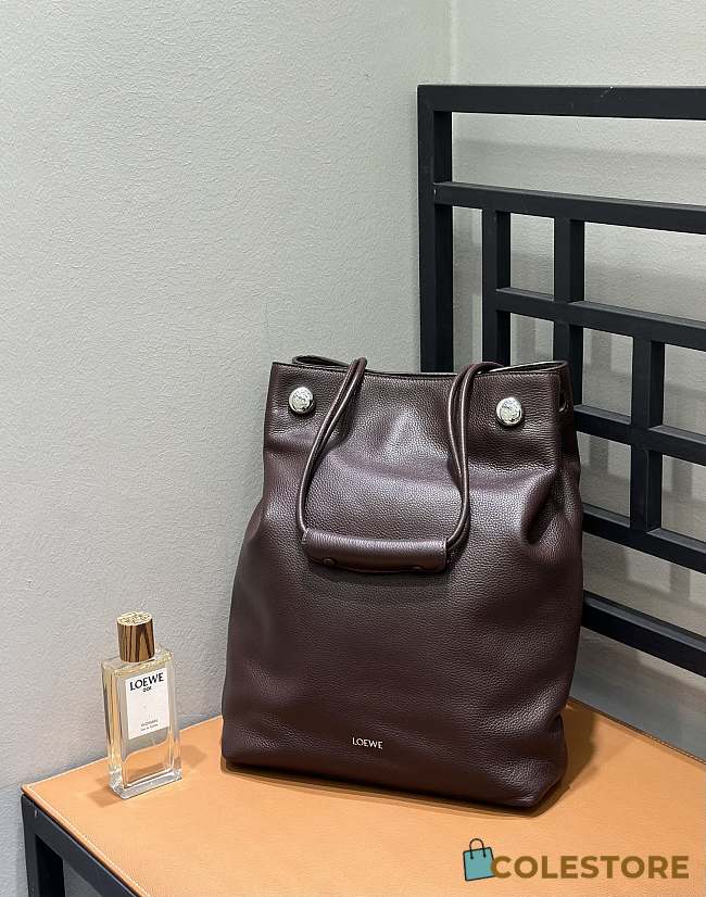 Colestore Loewe Pebble Leather Hobo Bag 27.5x11.5x40cm - 1