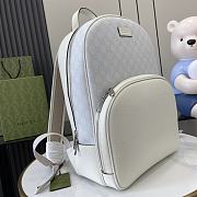 Colestore Gucci Ophidia Medium Backpack white GG Supreme 40x29x14cm - 4