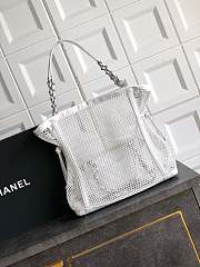 Colestore Chanel Mesh White Tote Bag  30x32x9cm - 2