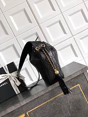 Colestore Chanel 25A Vintage Drawstring Bag Black - 4