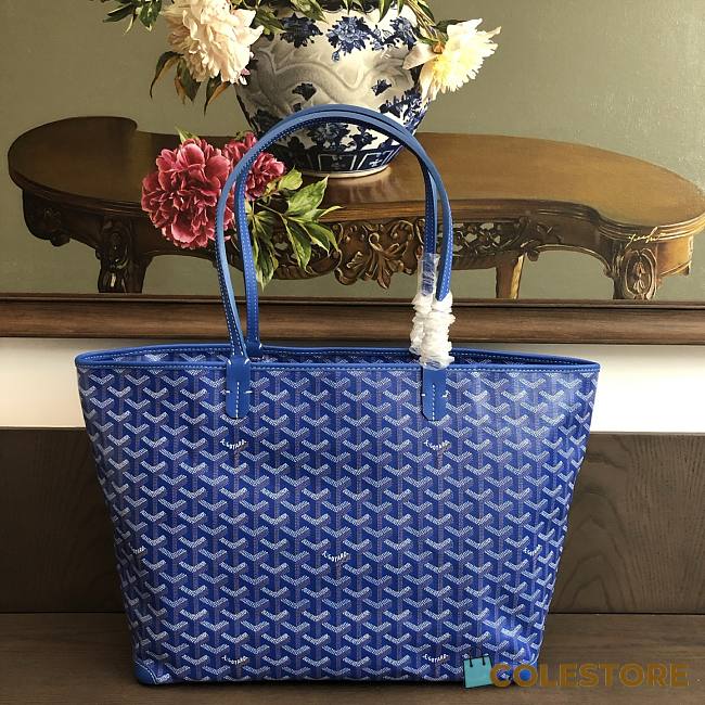 Colestore Goyard Artois MM Bag Blue 50x17x30cm - 1