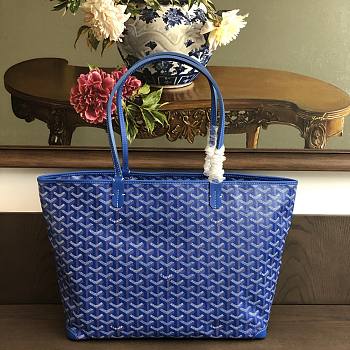 Colestore Goyard Artois MM Bag Blue 50x17x30cm