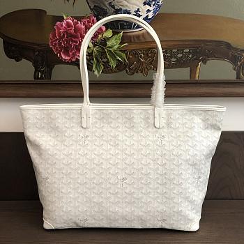Colestore Goyard Artois MM Bag White 50x17x30cm