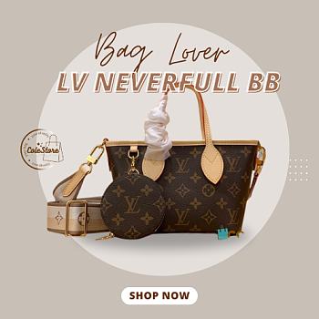 Colestore Louis Vuitton Neverfull BB Size 24x9x14