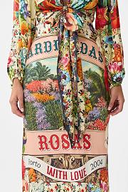 Colestore Camilla Blouson Sleeve Bias Dress Aromatic Amor - 6