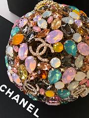 Colestore Chanel Sphere Minaudiere   Gold-Tone Metal & Strass 13x13x13cm - 2