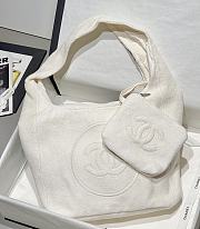 Colestore Chanel Coco Beach 25 Beachwear Set Cotton Ivory 45x60x20cm  - 3