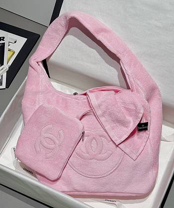 Colestore Chanel Coco Beach 25 Beachwear Set Cotton Pink 45x60x20cm 