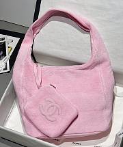 Colestore Chanel Coco Beach 25 Beachwear Set Cotton Pink 45x60x20cm  - 5