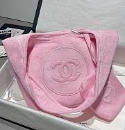 Colestore Chanel Coco Beach 25 Beachwear Set Cotton Pink 45x60x20cm  - 2