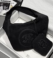 Colestore Chanel Coco Beach 25 Beachwear Set Cotton Black 45x60x20cm  - 5