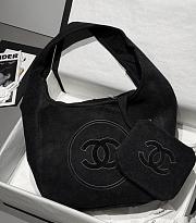 Colestore Chanel Coco Beach 25 Beachwear Set Cotton Black 45x60x20cm  - 2