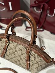 Colestore Gucci GG Emblem Small Top Handle Bag 31x17x12cm - 5