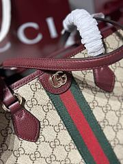 Colestore Gucci Ophidia Medium Tote Bag burgundy 31x24x13cm - 6
