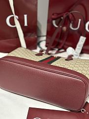 Colestore Gucci Ophidia Medium Tote Bag burgundy 31x24x13cm - 4