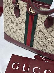 Colestore Gucci Ophidia Medium Tote Bag burgundy 31x24x13cm - 2