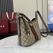 Colestore Gucci Ophidia Medium Shoulder bag in Beige and Brown GG Fabric 23x21x12 - 5