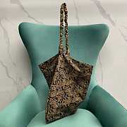 Colestore YSL AMALIA In Silk Twill Navy Multicolor 45x47cm - 6
