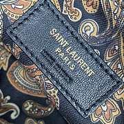 Colestore YSL AMALIA In Silk Twill Navy Multicolor 45x47cm - 5