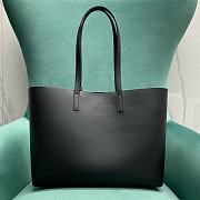 Colestore YSL Saint Laurent Calfskin Large Shopping Tote Black 35x13x28cm - 4