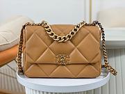 Colestore Chanel AS1161 Tofu Bag Medium Brown 30x10x20cm - 1