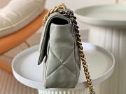 Colestore Chanel AS1161 Tofu Bag Medium Gray 30x10x20cm - 5