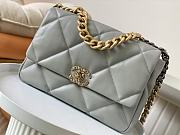 Colestore Chanel AS1161 Tofu Bag Medium Gray 30x10x20cm - 4