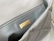 Colestore Chanel AS1161 Tofu Bag Medium Gray 30x10x20cm - 2