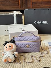 Colestore Chanel Vanity Case Purple 17x11 cm - 1