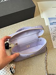 Colestore Chanel Vanity Case Purple 17x11 cm - 5