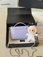 Colestore Chanel Vanity Case Purple 17x11 cm - 3