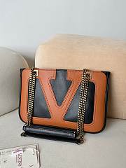 Colestore Valentino Garavani Viva Superstar Medium Nappa Leather Shopping Bag Black/Spice 27x18x3cm - 6
