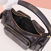 Colestore Miu Miu Pocket Shoulder Bag Brown 21cm  - 4