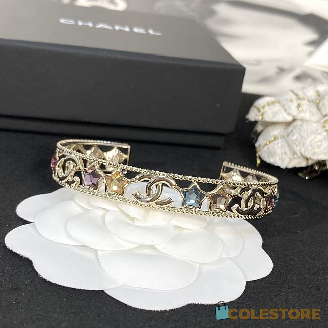 Colestore Chanel 25P Star Crystal Bangle bracelet  - 1