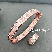 Colestore Van Cleef & Arpels Perlée Full Pavé Bangle Gold/Silver/Rose Gold - 3