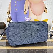 Colestore Louis Vuitton Neverfull MM Epi Leather Denim Blue 31x14x28cm - 6