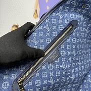 Colestore Louis Vuitton Neverfull MM Epi Leather Denim Blue 31x14x28cm - 2